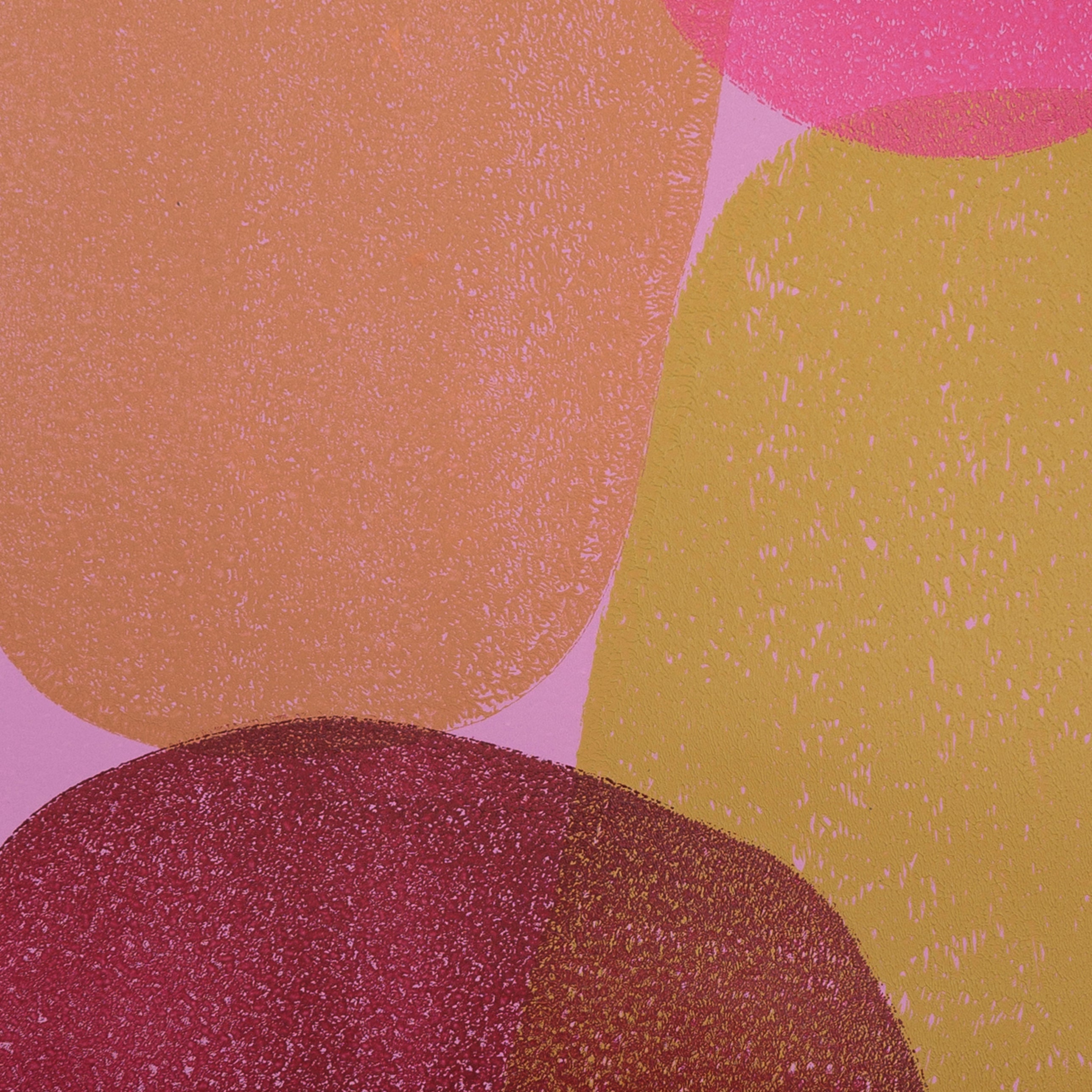 Indian colorful art in circular shapes I Handmade poster Enkel Art Studio